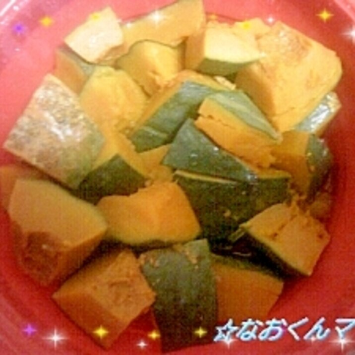 シリコンスチーマーで簡単かぼちゃ煮☆